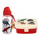 Set Rex London, bo&#238;te &#224; d&#233;jeuner + bo&#238;te m&#233;tal, dinosaures