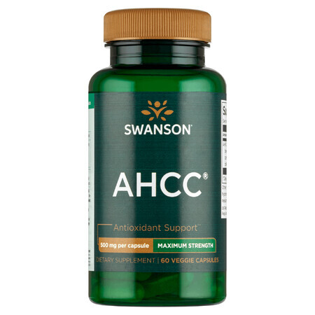 Swanson AHCC, 60 gélules végétales