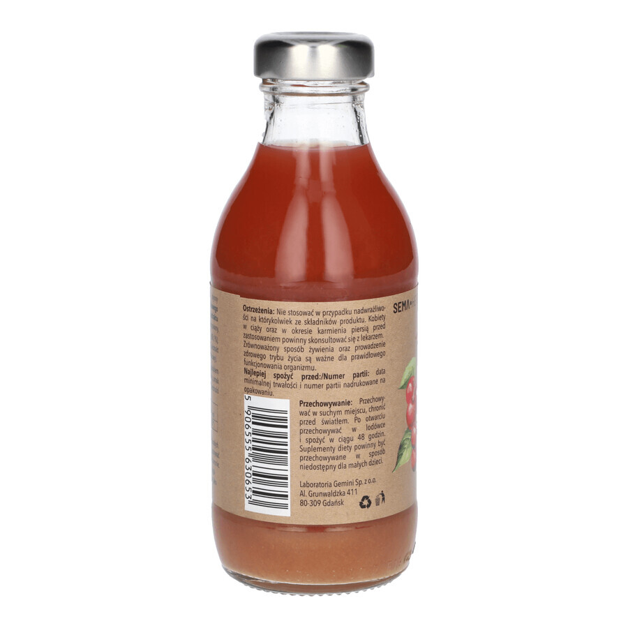 Sema Herba Pomme Cerise Mélisse, jus, 300 ml