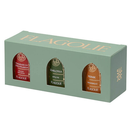 Flagolie Celebrate Christmas Moments set, bougies de soja parfumées, 3 x 70g