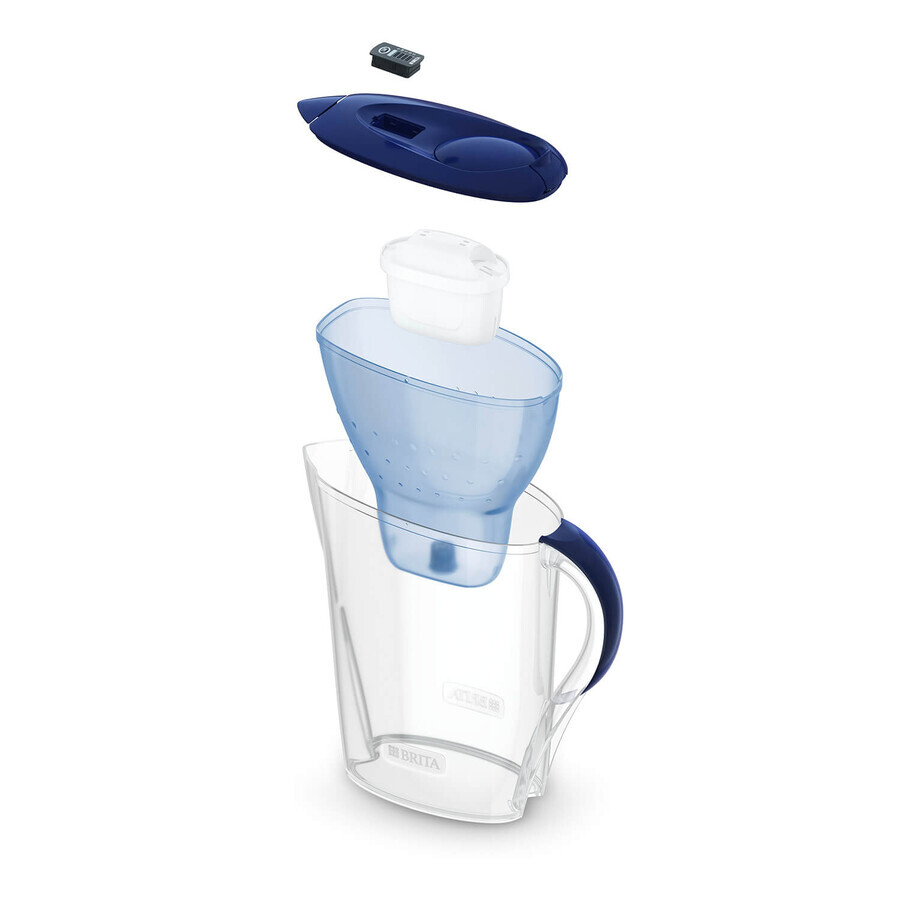 Brita Marella, carafe avec filtre 2,4 l, bleu + filtre Maxtra Pro Pure Performance, 1 pc