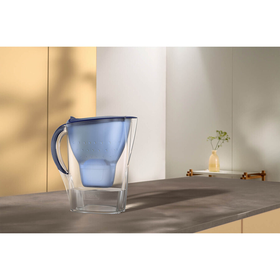 Brita Marella, carafe avec filtre 2,4 l, bleu + filtre Maxtra Pro Pure Performance, 1 pc