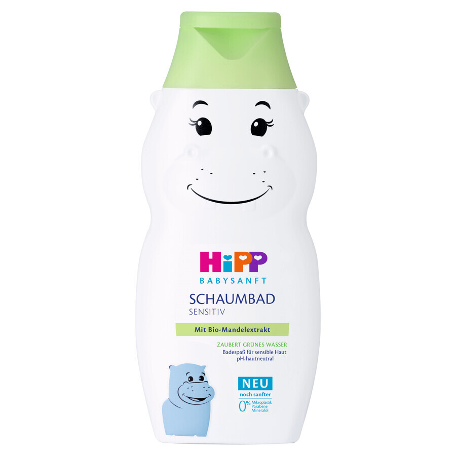 HiPP Babysanft lotion de bain, dès le premier jour, hippopotame, 300 ml