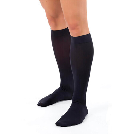 Mme Teresa, chaussettes de voyage, varices, hommes, noires, taille L