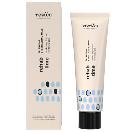 Resibo Rehab Time, masque régulateur et revitalisant, 50 ml