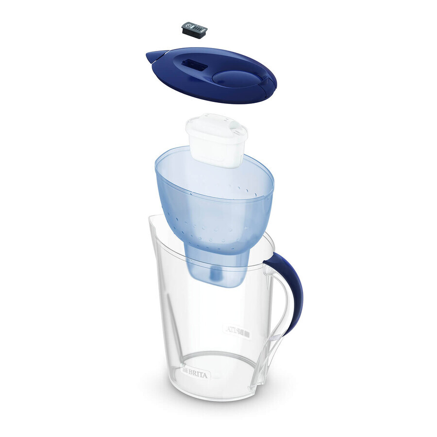 Brita Marella, carafe avec filtre XL 3,5 l, bleu + filtre Maxtra Pro Pure Performance, 1 pc