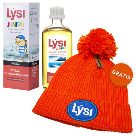 Lysi Icelandic Diet Supplements for Children, mango-lime flavour, 240 ml + couvercle gratuit