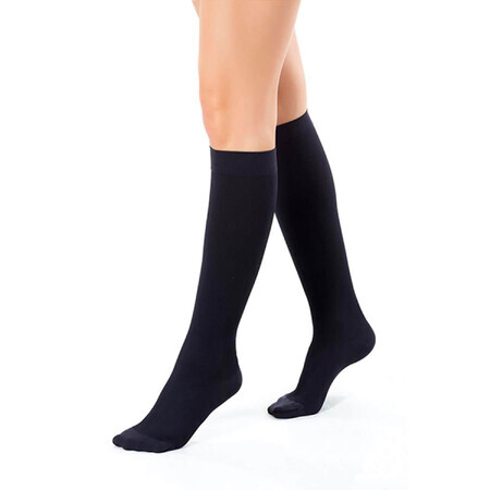 Mme Teresa, chaussettes de voyage, varices, femmes, noir, taille L