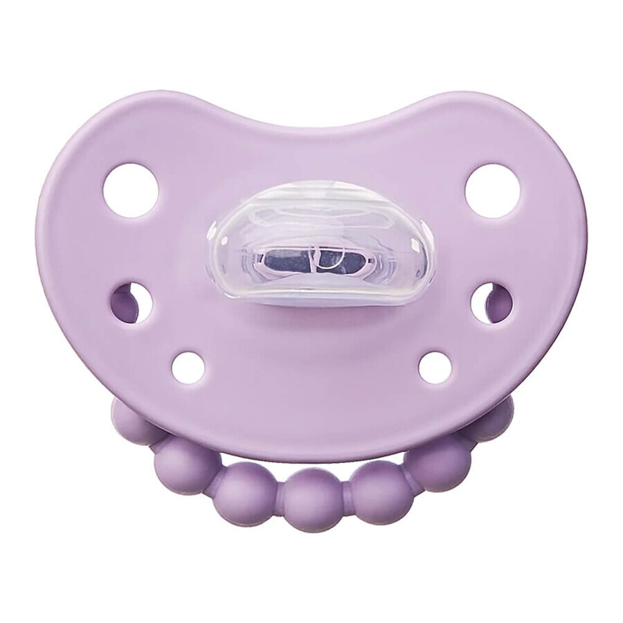 Luu Kids, sucette, positionnement, silicone, French Lavender, 3-6 mois, 1 pc