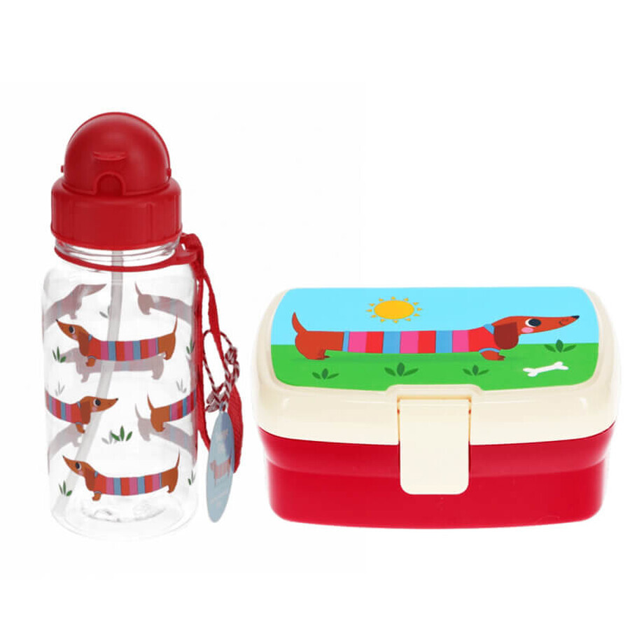 Rex London set, caja de desayuno + lata, teckeli