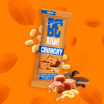 BeRAW ! Chrunchy, barre, cacahuètes et caramel, sans sucre ajouté, 40 g