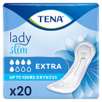 Tena Lady Slim Set, serviettes hygiéniques spécialisées, Extra, 2 x 20 pcs + ProSkin Pants Absorbent Normal Panty, taille M et L, 2 échantillons