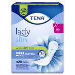 Tena Lady Slim Set, serviettes hygiéniques spécialisées, Extra, 2 x 20 pcs + ProSkin Pants Absorbent Normal Panty, taille M et L, 2 échantillons