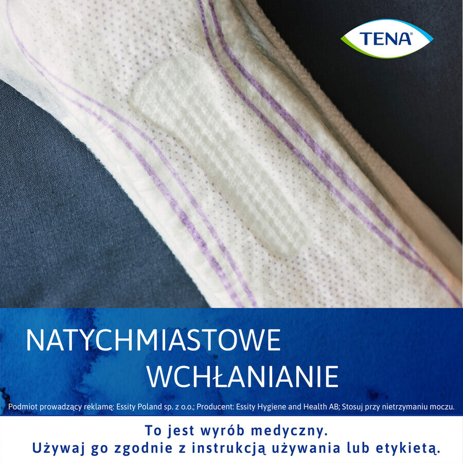 Tena Lady Slim Set, serviettes hygiéniques spécialisées, Extra, 2 x 20 pcs + ProSkin Pants Absorbent Normal Panty, taille M et L, 2 échantillons