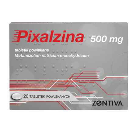 Pixalazine 500 mg, 20 comprimés pelliculés