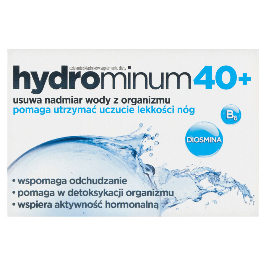 Hydrominum 40+, pour les femmes de plus de 40 ans, 30 comprimés