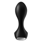 Satisfyer Backdoor Lover, plug anal vibrador, negro