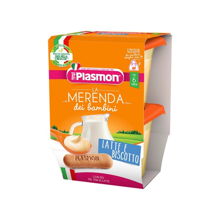 Plasmon Milk Dessert, Schokolade, nach 6 Monaten, 2 x 120 g