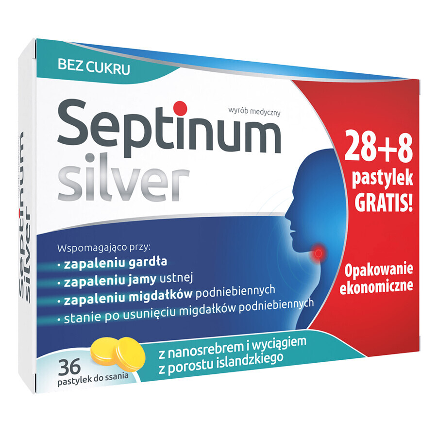 Septinum Silver, 28 tablets + 8 free tablets