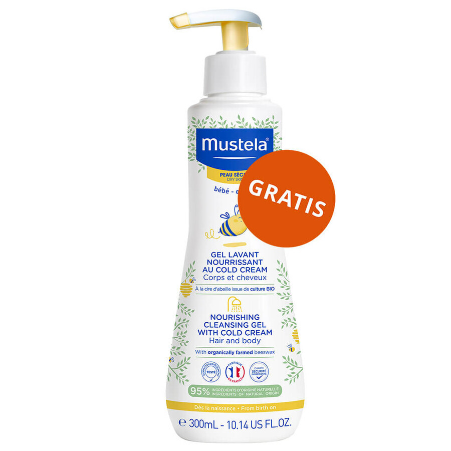 Set Bebilon Profutura Profutura DuoBiotik 4, nährende Milchnahrung, ab 2 Jahren, 3 x 800 g + Mustela Bebe Enfant, nährendes Waschgel, 300 ml gratis