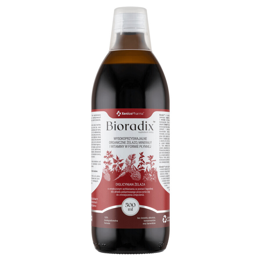 Bioradix, fer liquide, 500 ml