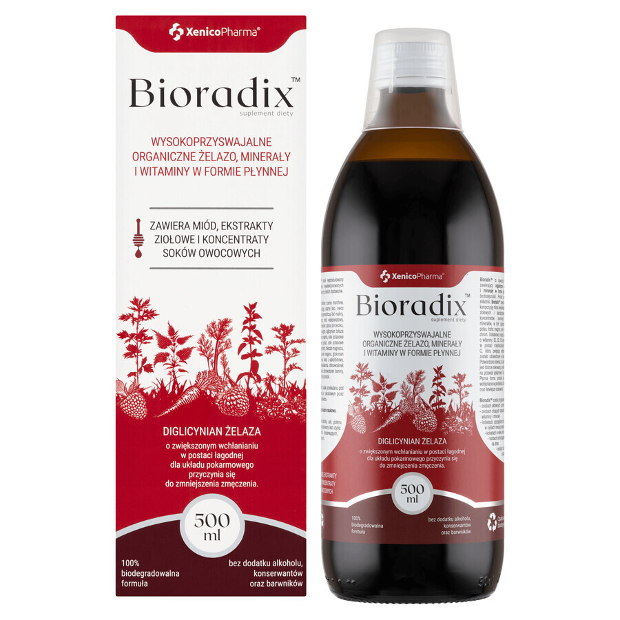 Bioradix, fer liquide, 500 ml