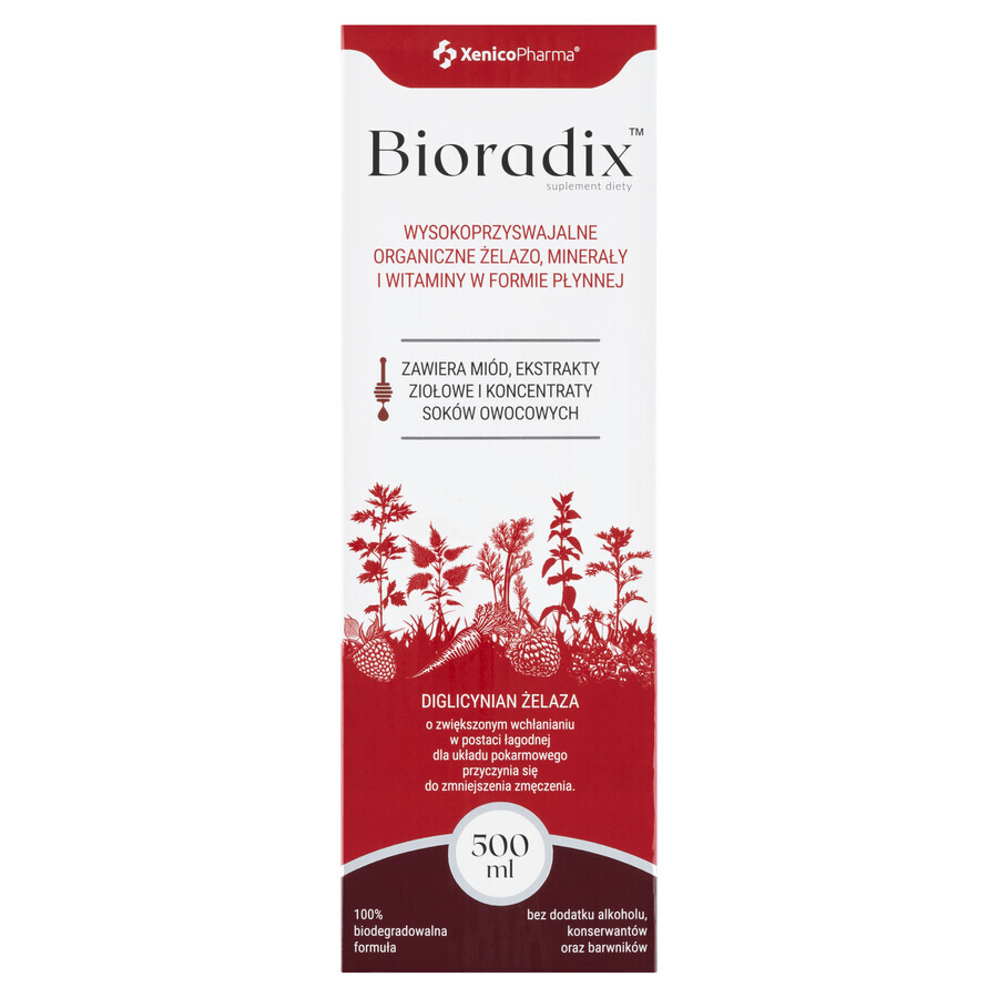 Bioradix, fer liquide, 500 ml