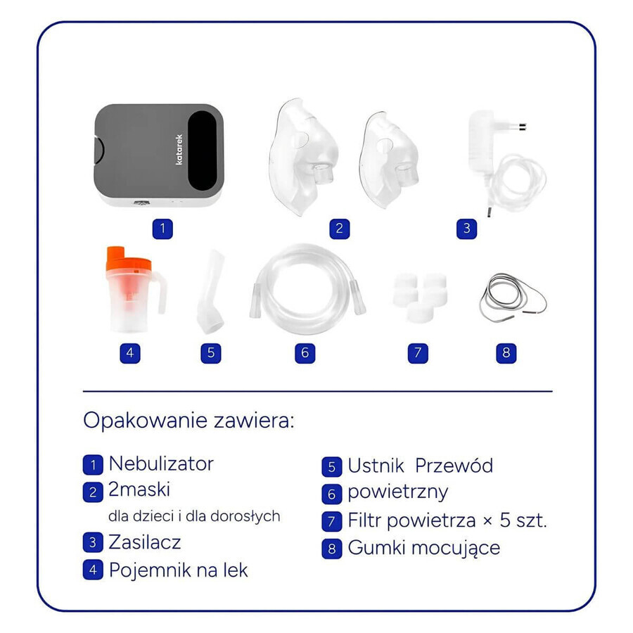 Katarek compressor nebulizer