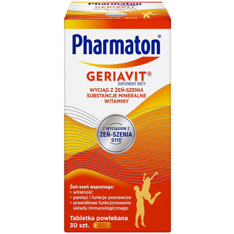 Pharmaton Geriavit set, 3 x 30 film-coated tablets