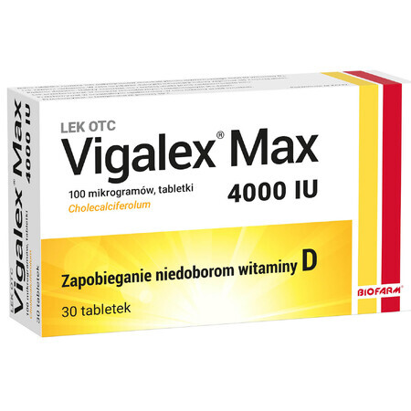 Vigalex Max, 30 comprimés