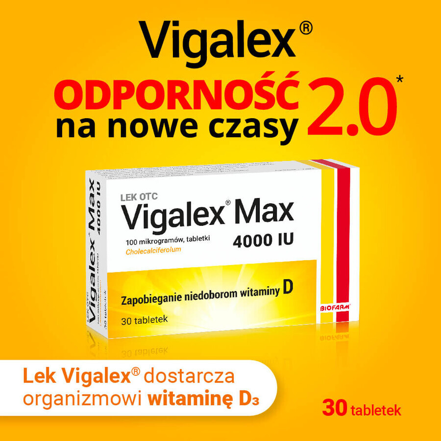 Vigalex Max, 30 comprimés