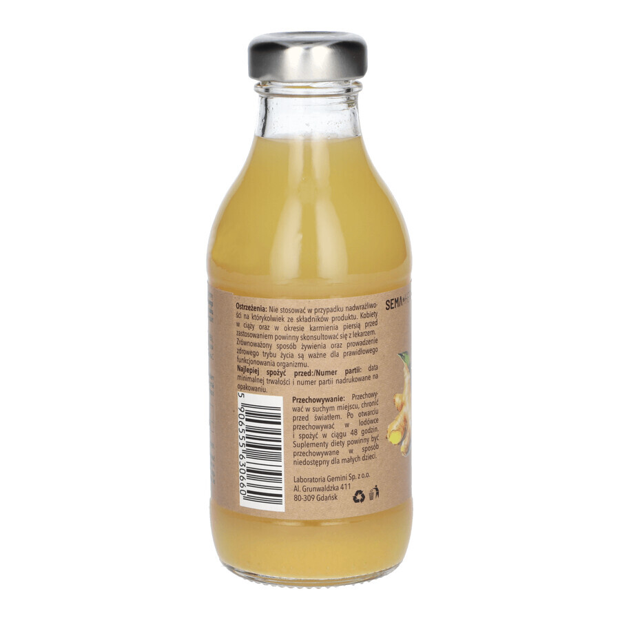 Sema Herba Jus de pomme, de citron et de gingembre, 300 ml