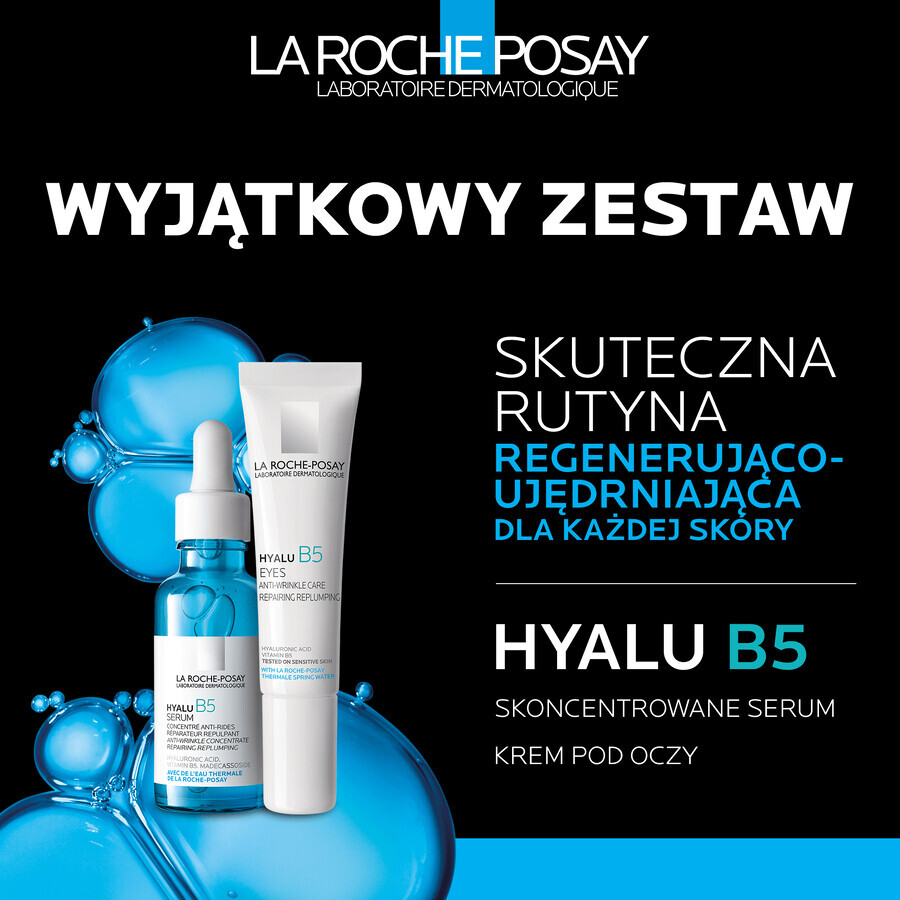 La Roche-Posay Hyalu B5 kit, anti-wrinkle serum 30 ml + anti-wrinkle eye cream 15 ml