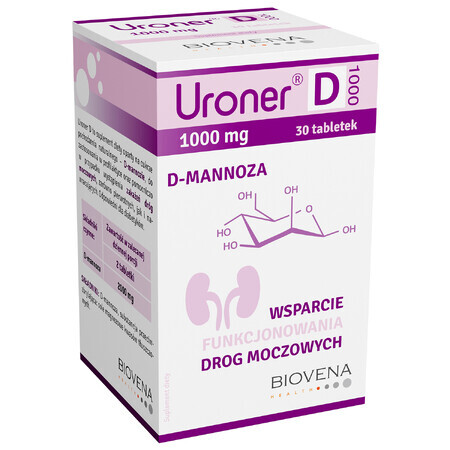 Uroner D, 30 comprimés