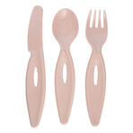 Canpol Babies, cutlery set, pink, 31/418, 12 months