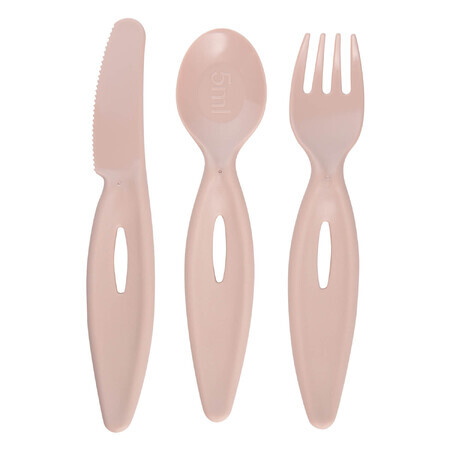 Canpol Babies, cutlery set, pink, 31/418, 12 months