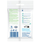 WaterWipes OnTheGo Bio, lingettes humides, rafraîchissantes, 10 pièces