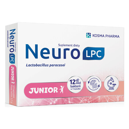 Kosma Pharma NeuroLPC Junior, 10 gélules