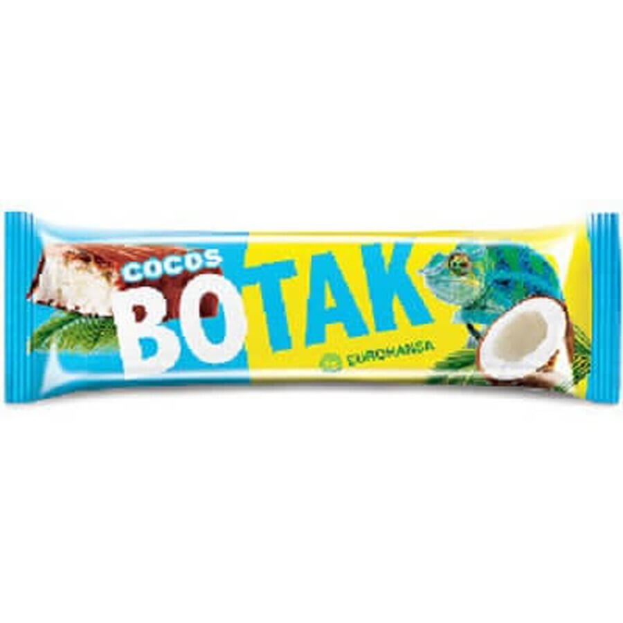 Tablette de chocolat au lait de coco, 40 g, Botak