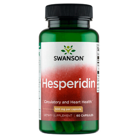 Swanson Hespéridine 500 mg, 60 gélules