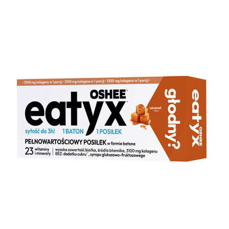 OSHEE Eatyx, bâtonnet de table, caramel, 60 g