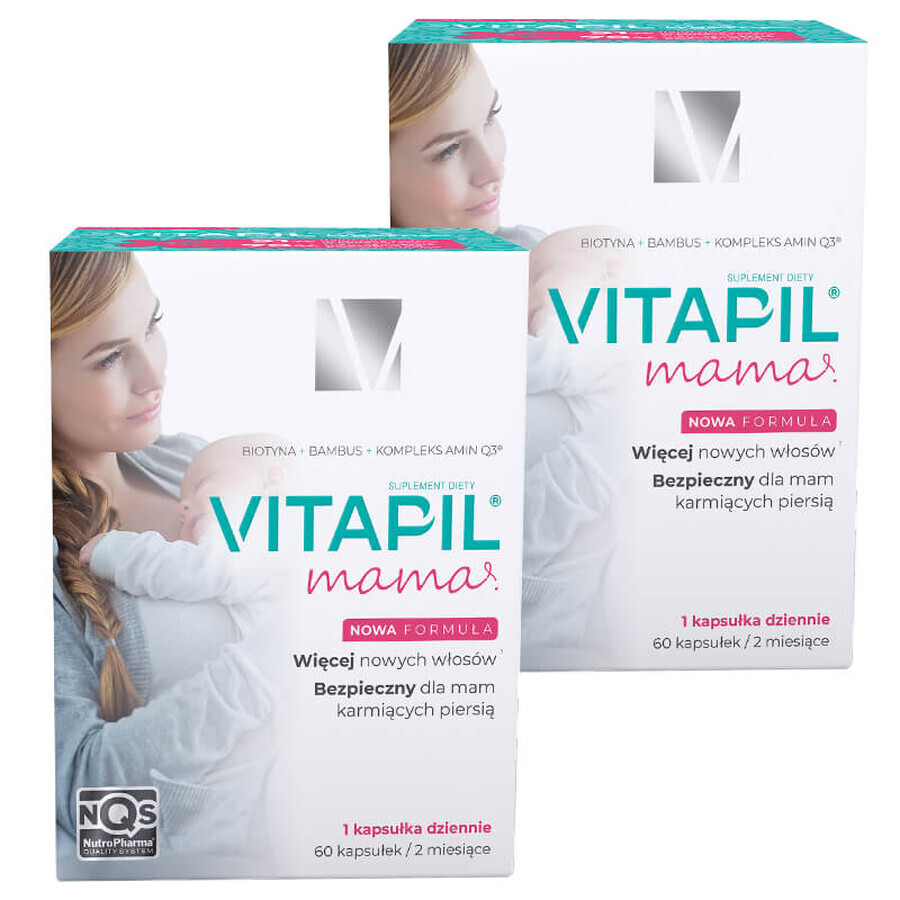 Vitapil Mama set, 2 x 60 gélules