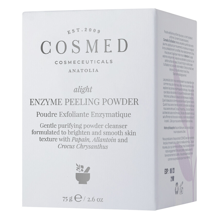 Cosmed Alight, enzymatic exfoliator with powder, 75 g