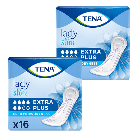 Tena Lady Slim set, specialized sanitary towels, Extra Plus, 2 x 16 pcs