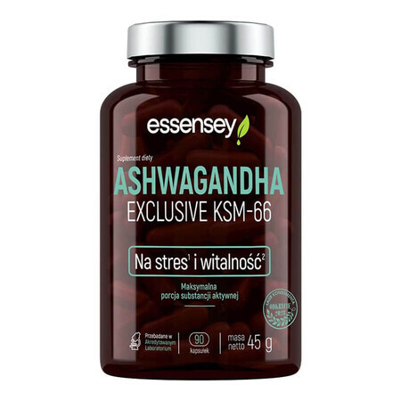 Essensey Ashwagandha Exclusive KSM-66, 90 gélules