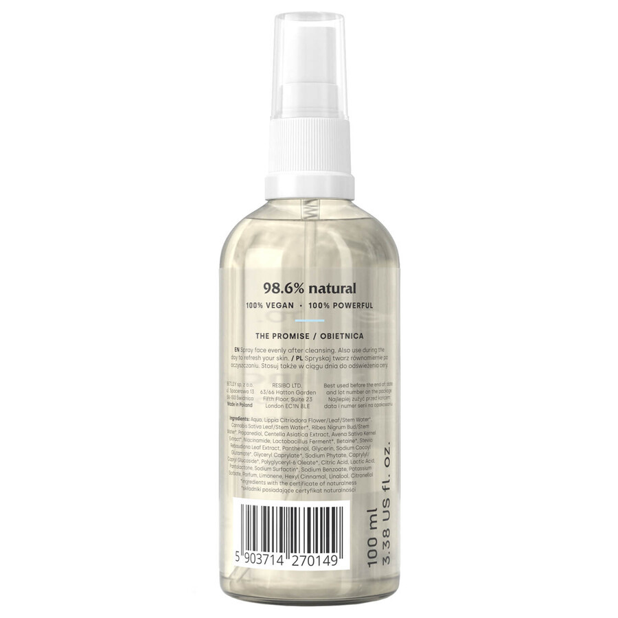 Resibo Mr Balance, spray tonique régulateur, 100 ml