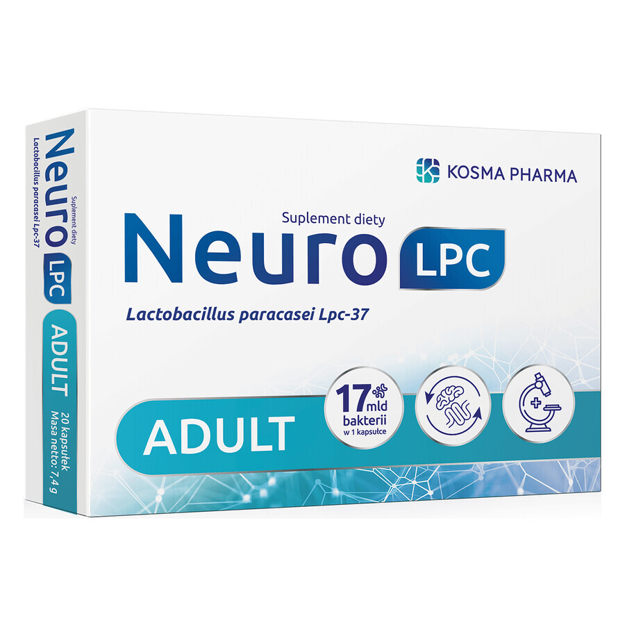 Kosma Pharma NeuroLPC Adulte, 20 gélules