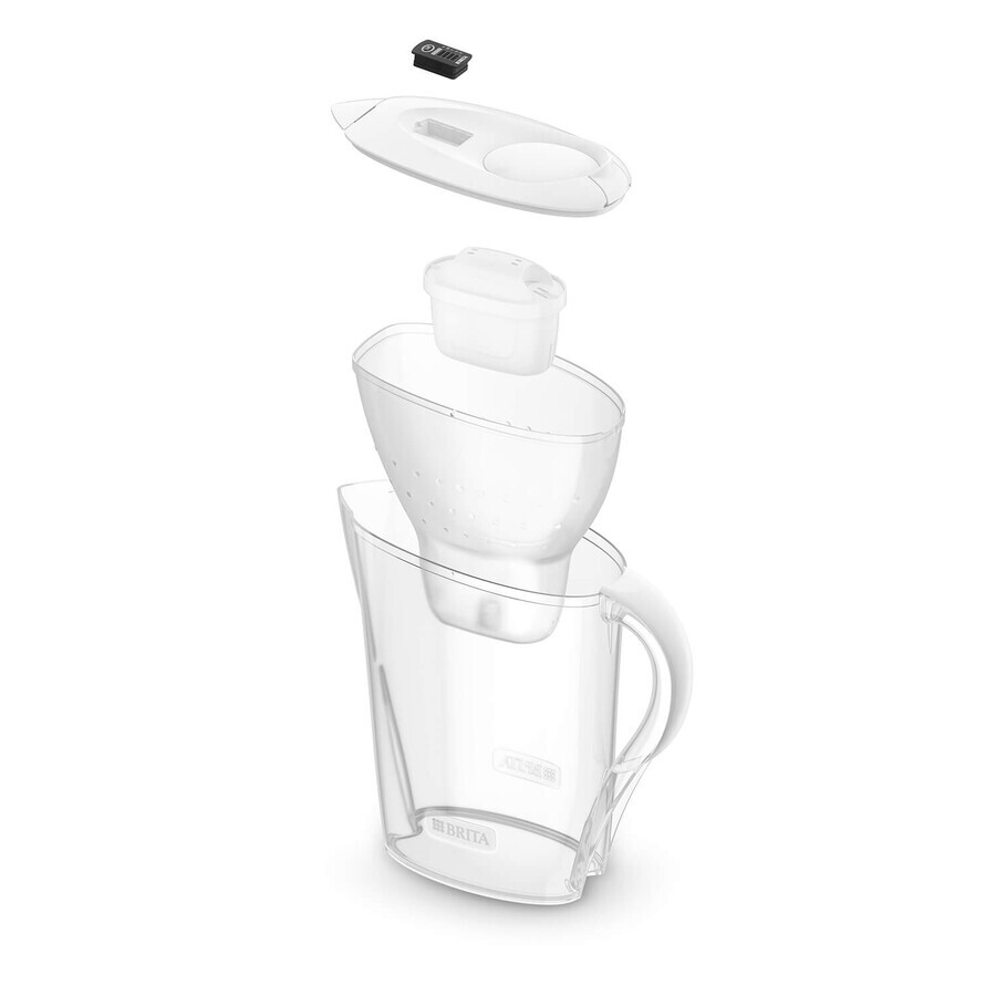 Brita Marella, carafe avec filtre 2,4 l, blanc + filtre Maxtra Pro Pure Performance, 1 pc