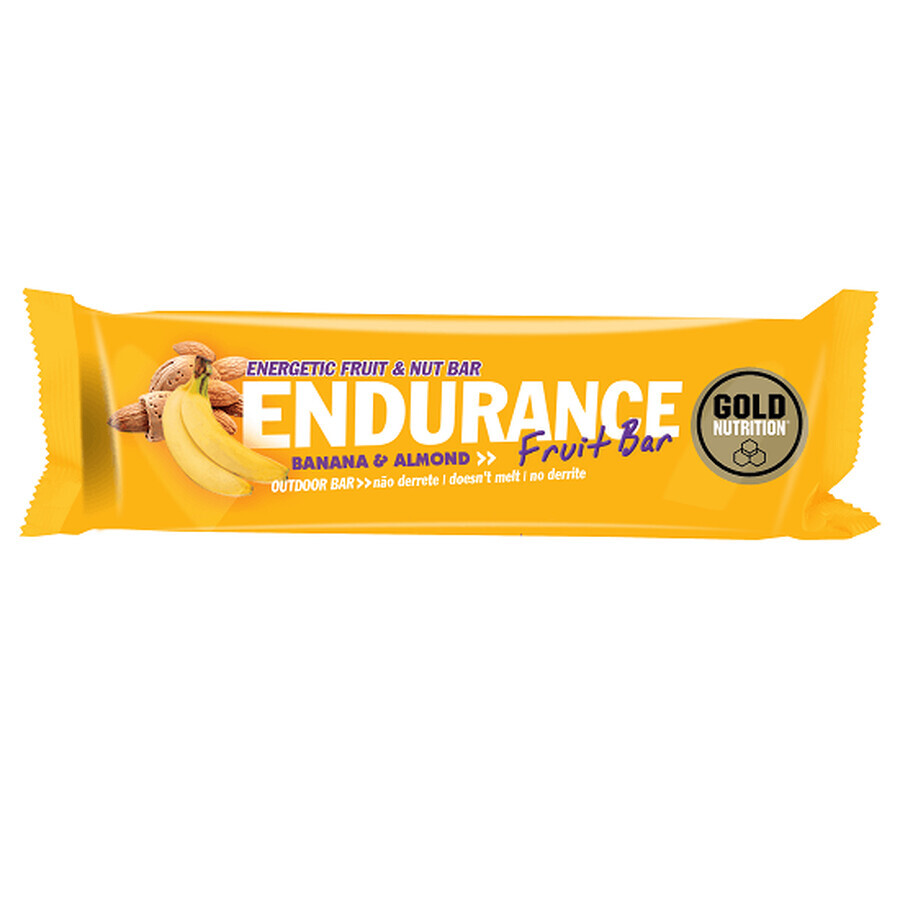 Barre de fruits Endurance Banane, 40g, Gold Nutrition