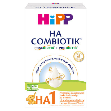 HiPP HA 1 Combiotik, Milch für Säuglinge, ab Geburt, 350 g DEFECTIVE PACK